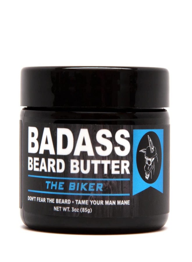 Badass Beard Care Beard Butter For Men - THE BIKER, 3 oz - Made of Natural Ingrediens for Healthy, Soften and Itchness Free Beard and Mustache - Image 1